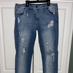 Fray Hem Taylor Tomboy Jeans